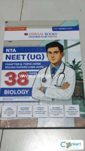 Oswaal neet 38 years pyq biology book