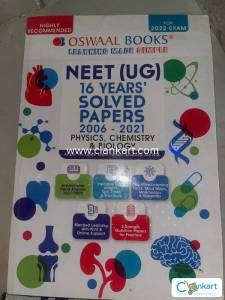 Oswaal neet ug 16 years solved papers