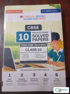 Oswaal previous 10 years solved papers for class 10 CBSE