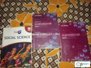 Oswaal question bank 10 SSt, maths Rd sharma 10, chemistry lakhmir sin