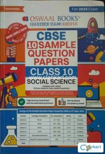 Oswaal sample paper social science  class 10th