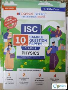 Oswaal sample papers for physics ISC CLASS 12
