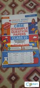 Oswaal sample question papers Standard Maths class 10th