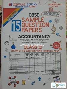 Oswaal sample question papers for accountancy class 12