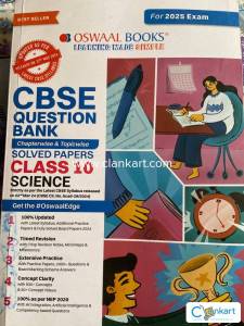 Oswal Books CBSE Question Bank Solved papers Class 10 Science