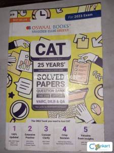 Oswal CAT 25 year solved paper question bank
