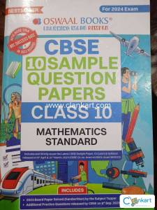 Oswal CBSE 10 sample question paper class 10th mathematics standard