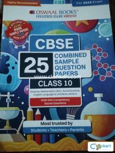 Oswal CBSE 25 combined sample questions papers for class 10