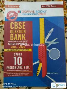 Oswal CBSE Question Bank Class 10th English
