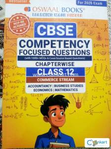 Oswal CBSE competency focused questions chapterwise (COMMERCE)