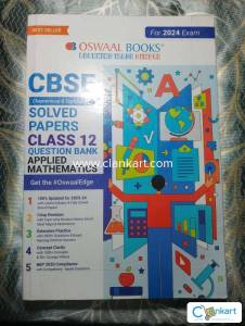 Oswal Chapterwise Applied Mathematics Solved Paper class 12 pk
