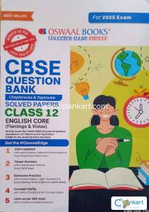 Oswal English Ques bank, class 12, (a year old but unused)