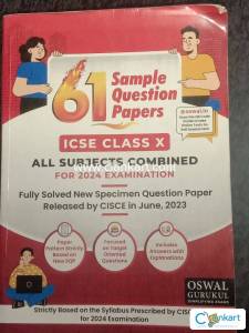 Oswal Gurukul 61 sample paper for class qp icse
