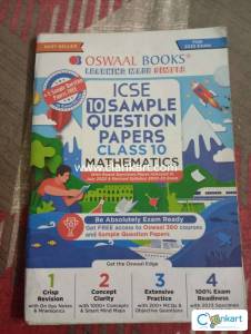 Oswal ICSE 10th sample question papers class 10th mathematics