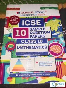 Oswal Maths Sample Question Paper Book for class 10 2025