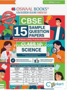 Oswal Sample Papers CLASS 10 SCIENCE 2025-26