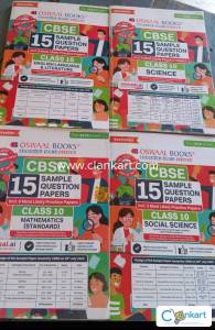 Oswal Sample Papers for class 10th
