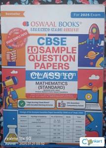 Oswal Sample Question Papers MATHEMATICS (STANDARD) Class 10 2025