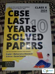 Oswal - Gurukul Last Years 10 Solved Papers for CBSE Class 10 Exam 202