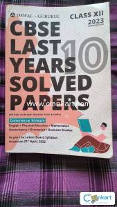 Oswal - Gurukul cbse last 10 years solved papers class 12 commerce str