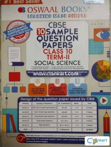 Oswal book CBSE class 10 sample question paper term 2 social sci