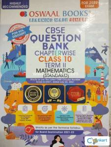 Oswal book CBSE question bank chapter wise class 10th term 2 mathemati