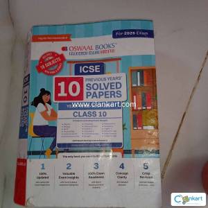 Oswal book previous year 10 solved paper