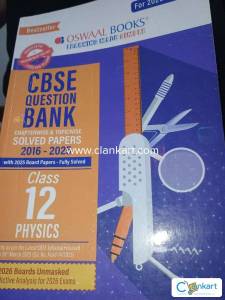Oswal book question bank class 12th physics with solved pyqs