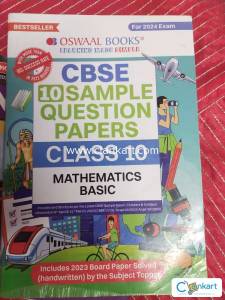 Oswal books CBSE 10 sample question papers class 10th mathematics basi