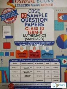 Oswal books CBSE 10th sample question paper class 10th term 2 mathemat