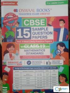 Oswal books CBSE 15 sample question papers of class 10th mathematics