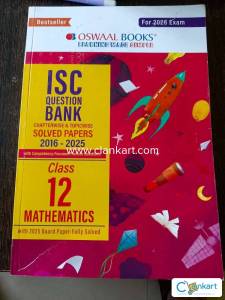 Oswal books ISC Question Bank Solved Papers from 2016 to 2025