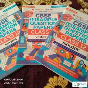 Oswal books for class 12 previous year question paper PCB