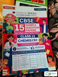Oswal cbse 15 sample question paper class 12th chemistry