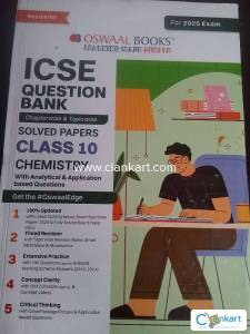 Oswal class 10 icse chemistry chapter and topic wise question bank