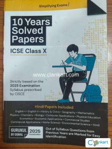Oswal class 10th icse solved past 10 years paper