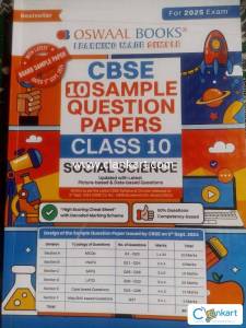 Oswal class 10th 10 sample papers 4 subjects
