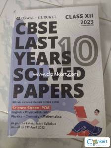 Oswal class 12 last 10 years solved papers