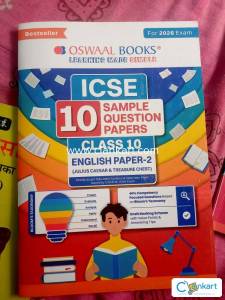 Oswal icse class 10 icse sample paper english literature for icse 2026