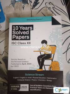 Oswal isc class 12th 10 years solved papers