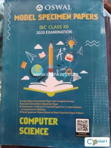 Oswal model specimen paper computer science class 12