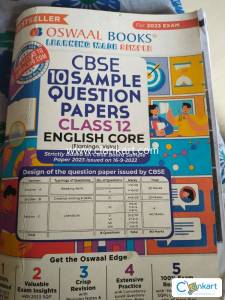 Oswal sample paper cbse English class 12
