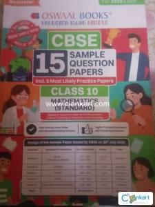 Oswal sample paper cbse class X Maths (standard)