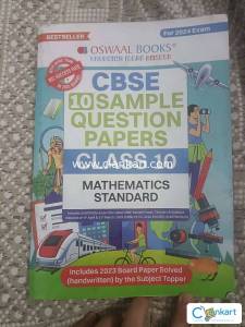 Oswal standard maths class 10