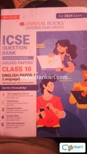 Oswald Publication,Question Bank for ICSE Class 10th ENGLISH PAPER 1