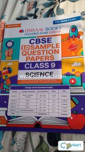 Oswall 10 sample question papers class 9 science