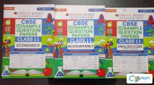 Oswall Sample papers class 11 Accounts Eco and English Fully Unused