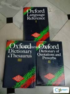 Oxford Dictionary and Thesaurus (3 Parts)