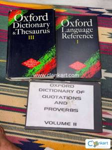 Oxford Dictionary set of three books