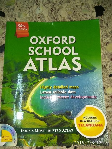 Oxford School Atlas34th edition most recent edition